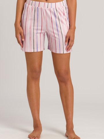 Hanro Pajama Pants ' Sleep & Lounge ' in Pink: front