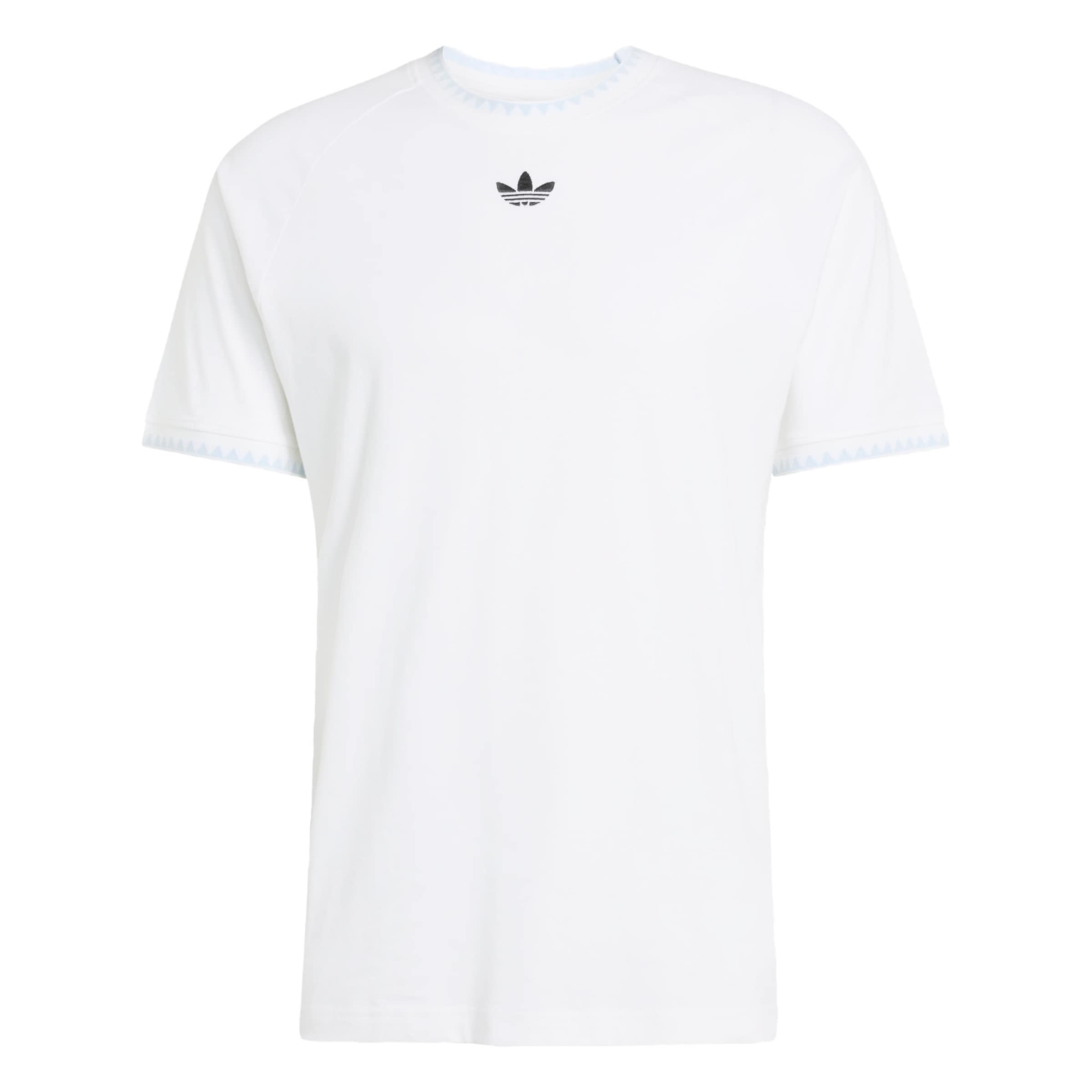 Maglietta ADIDAS ORIGINALS di colore blu pastello / nero / bianco, Visualizzazione prodotti