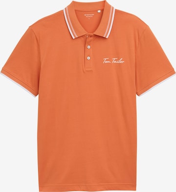 T-Shirt TOM TAILOR en orange : devant