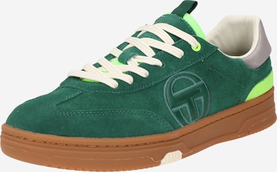 Sergio Tacchini Sneaker low 'TERRACE' i lysegrå / neongrøn / mørkegrøn, Produktvisning