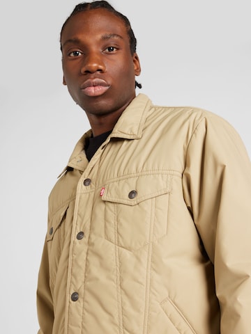 LEVI'S ® Between-Season Jacket 'Relaxed Fit Padded Truck' in Beige