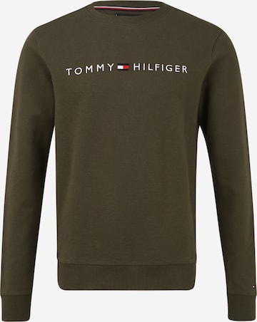 žalia Tommy Hilfiger Underwear Standartinis Megztinis be užsegimo: priekis