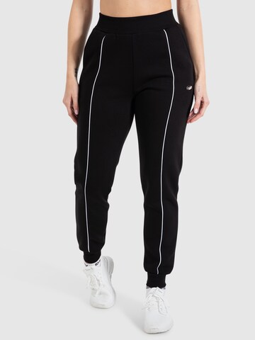 Smilodox Tapered Trousers ' Maren ' in Black: front