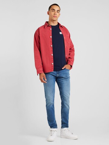 Tommy Jeans Koszulka 'ESSENTIAL' w kolorze niebieski