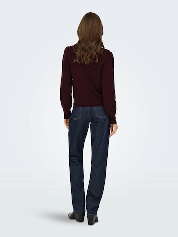 JDY Sweater 'JDYRUE' in Brown
