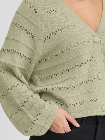 ICHI Knit cardigan ' IHLALUHA ' in Green