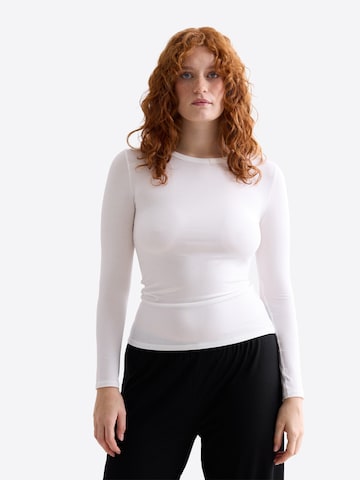 Erlich Textil Shirt in Wit: voorkant