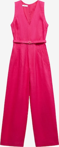 MANGO Jumpsuit 'Nan' i pink: forside