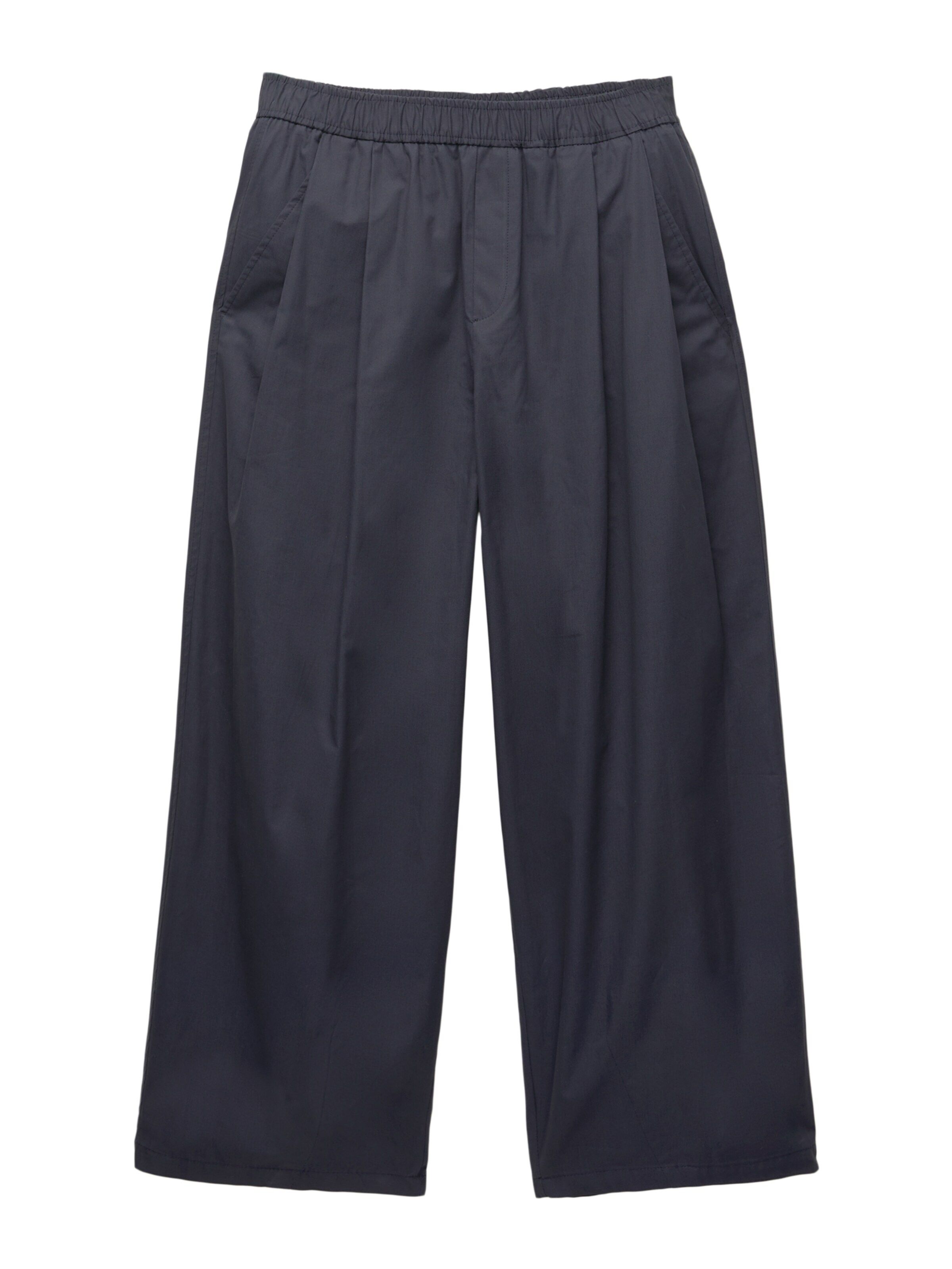 Wide leg Pantaloni di Pull&Bear in blu: frontale