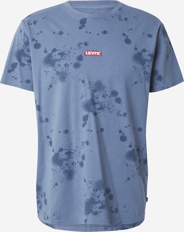 LEVI'S ® Skjorte 'SS Relaxed Baby Tab Tee' i blå: forside