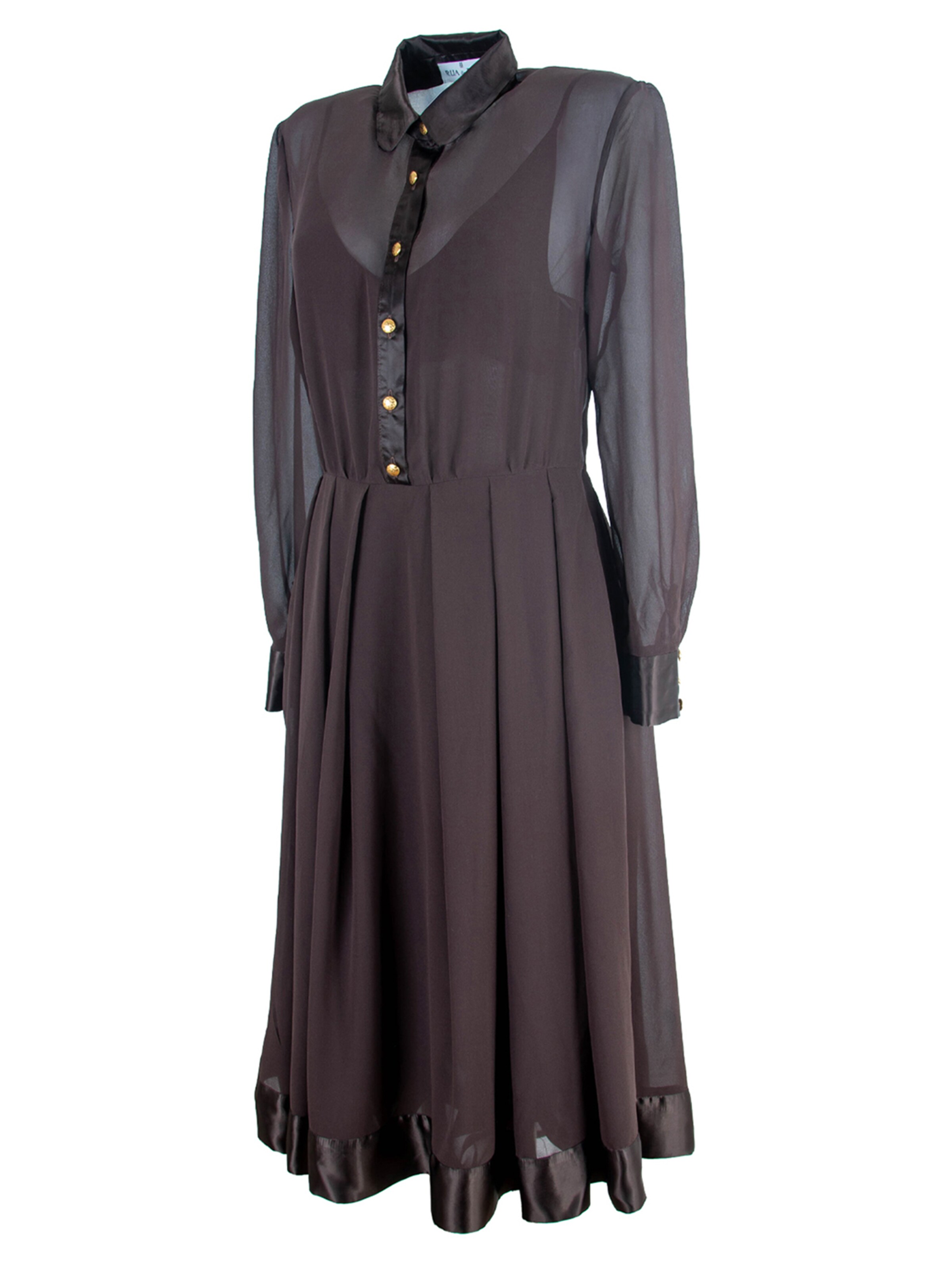 Rua & Rua Blusenkleid in Braun