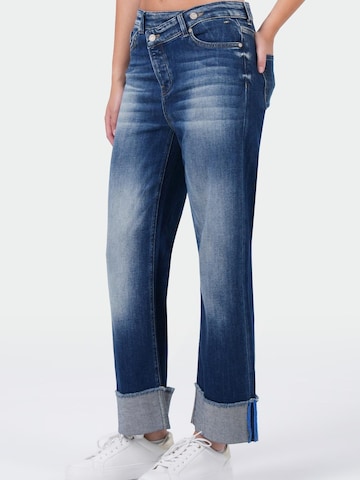 M.O.D MIRACLE OF DENIM - Pierna ancha Vaquero en azul