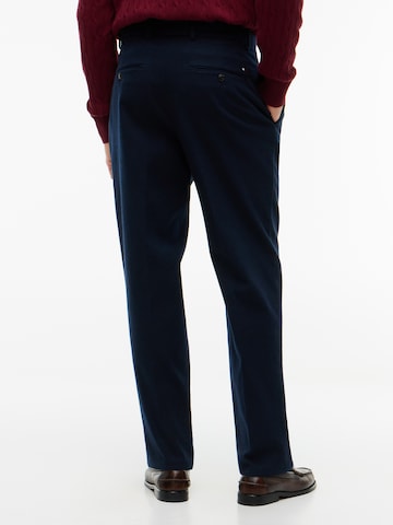 TOMMY HILFIGER Slimfit Pantalon in Blauw