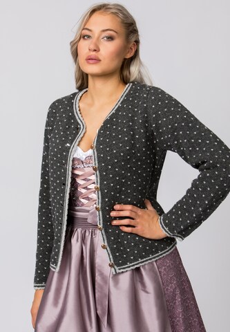 STOCKERPOINT Knit cardigan 'Betty' in Grey: front