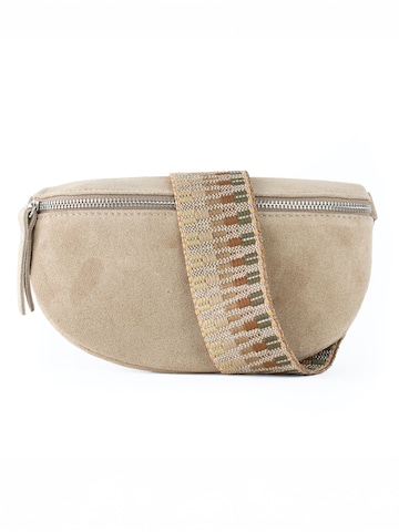 lePelou - Riñonera 'TINA small' en beige: frente
