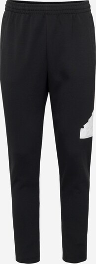 ADIDAS SPORTSWEAR Pantalon de sport en noir / blanc, Vue avec produit