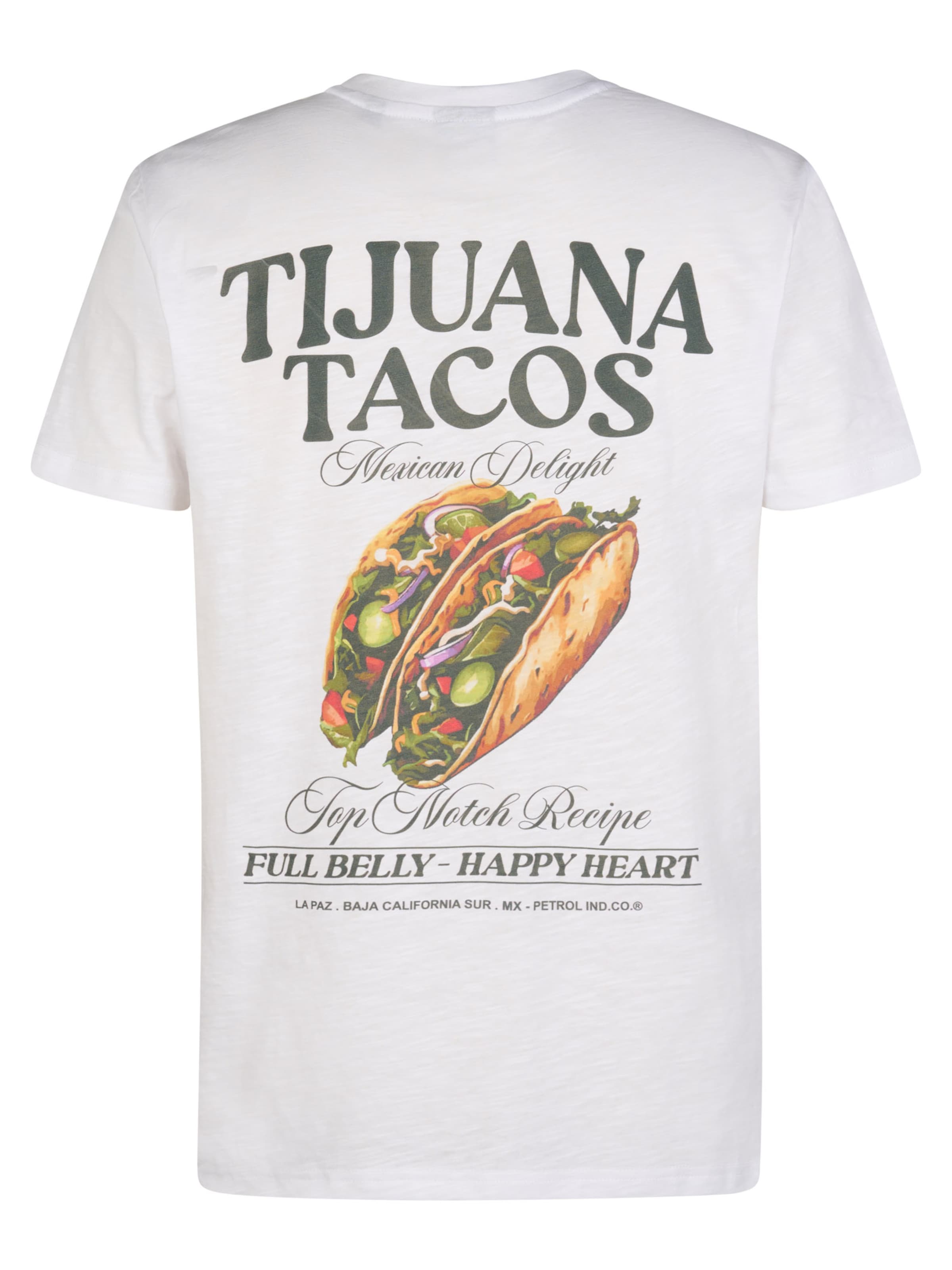 Petrol Industries T-Shirt 'Tijuana' in Weiß