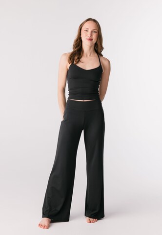 Wide leg Pantaloni sportivi 'Jada' di Girlfriend Collective in nero