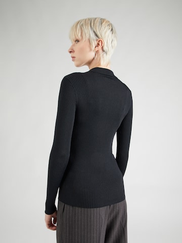 Geacă tricotată de la Lauren Ralph Lauren pe negru
