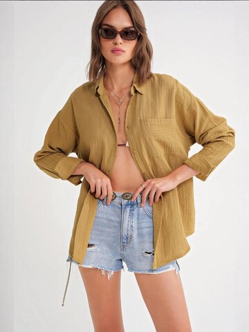 Camicia da donna di MixRay in verde