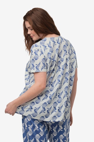 Ulla Popken - Camisa de pijama em branco