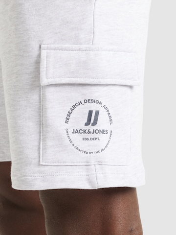 Regular Pantalon cargo 'SWIFT' JACK & JONES en blanc