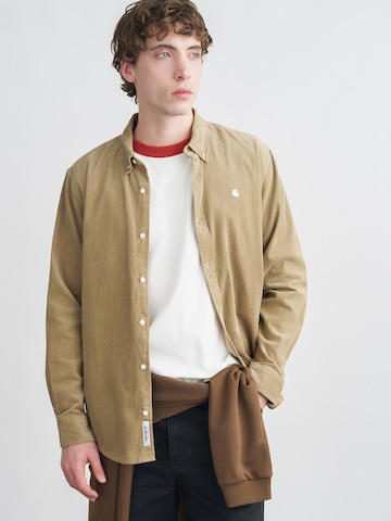 Carhartt WIPRegular Fit Košulja 'Madison' - bež boja: prednji dio