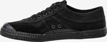 KAWASAKI Klassischer Sneaker im coolen Retrodesign in Schwarz