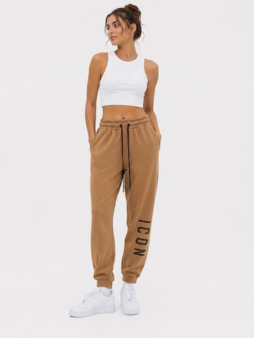 Regular Pantalon ICON en marron : devant