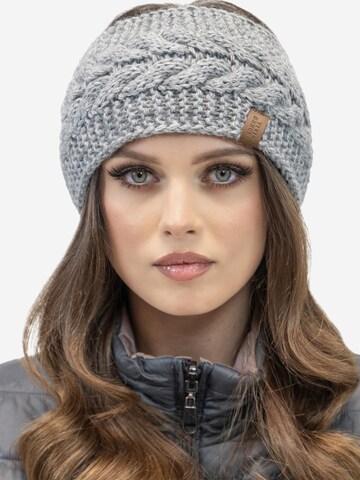Vivisence Headband '7094' in Grey: front