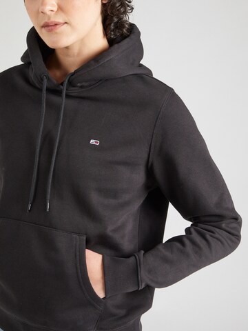 Tommy Jeans Mikina – černá