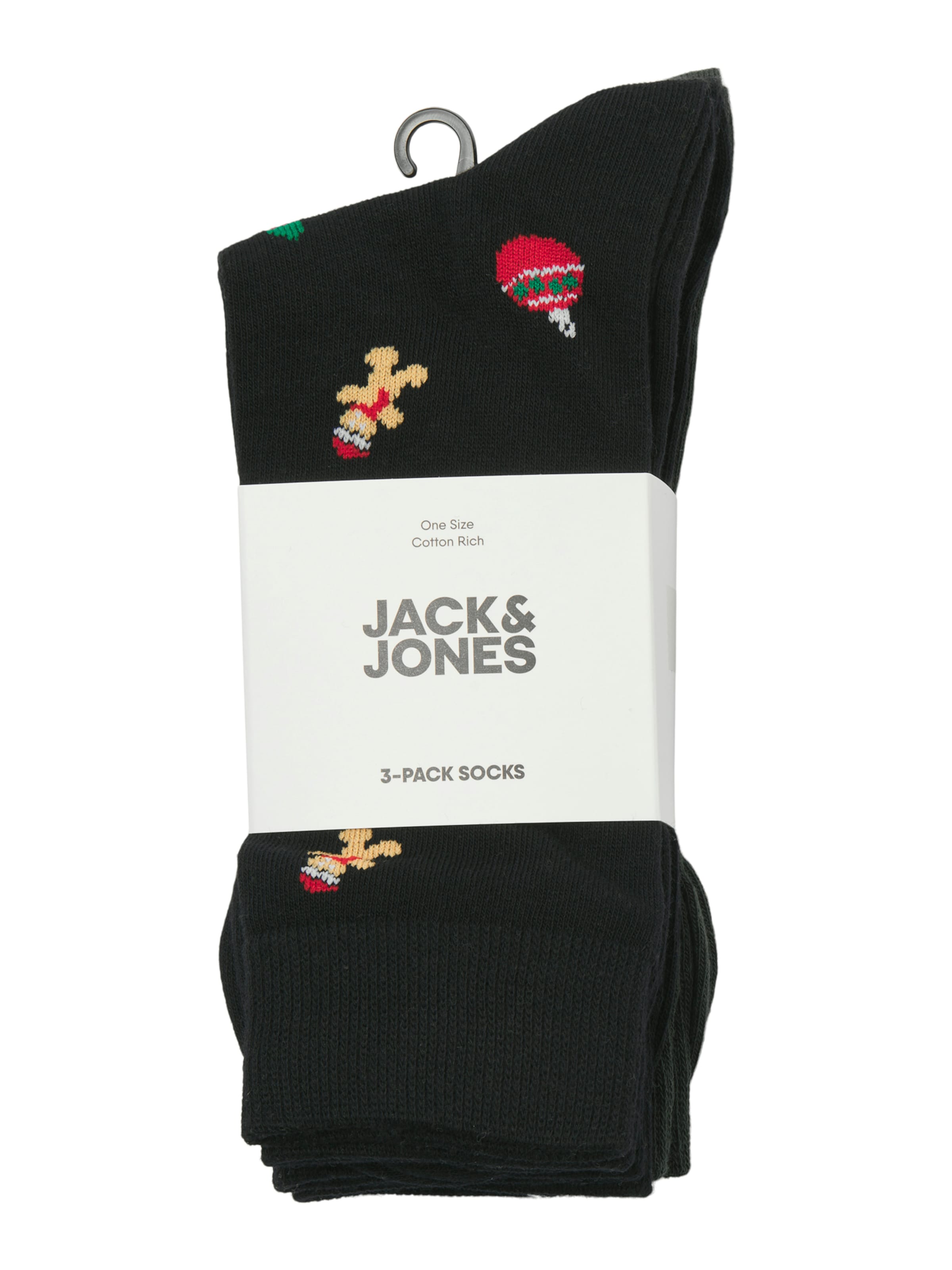 JACK & JONES Zokni 'JACXMAS REINDEER' - zöld