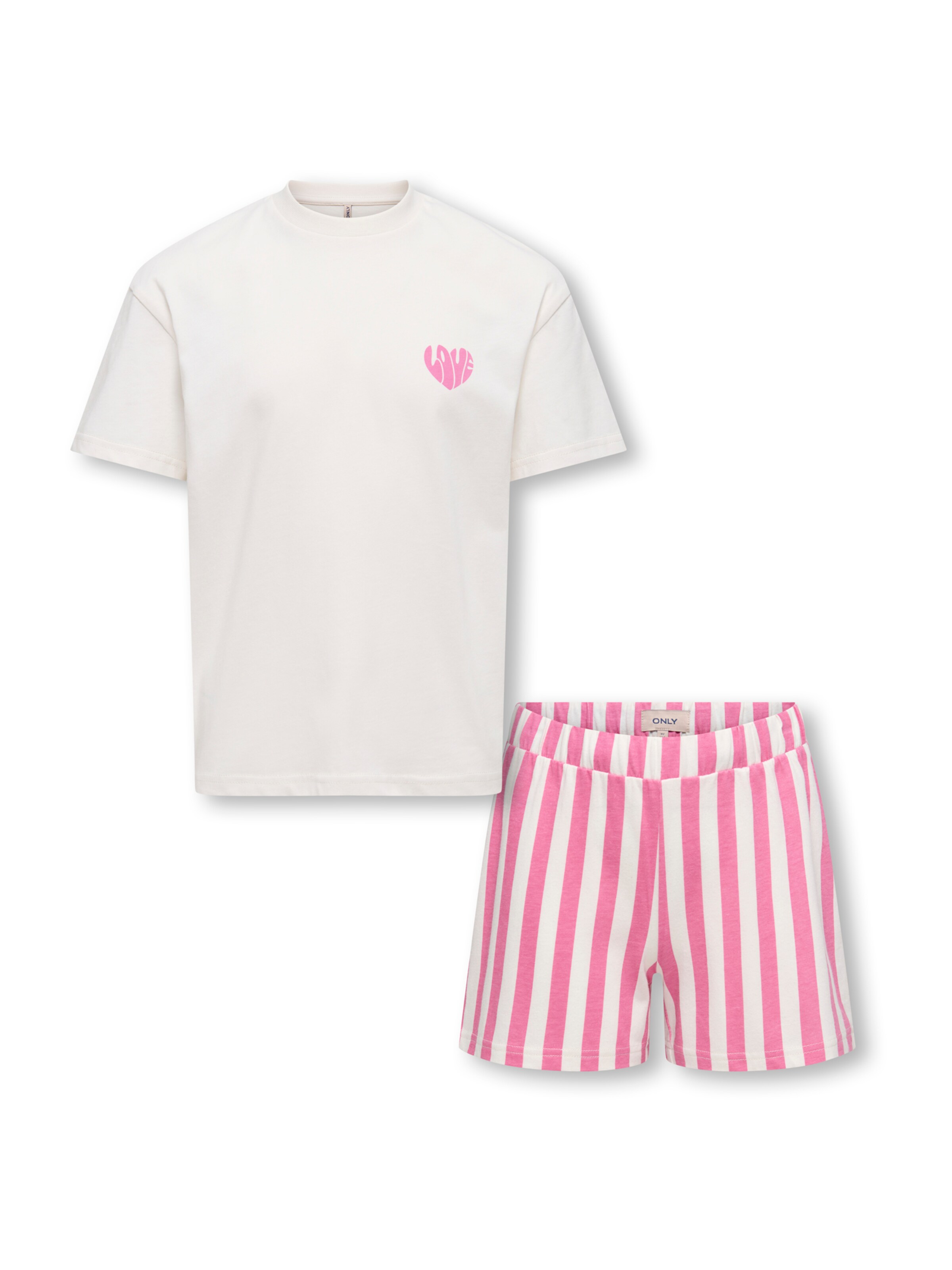 ONLY GIRLS - Pijama 'KOGRILA' en rosa: frente