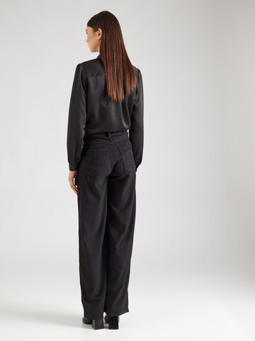 TAIFUN - Pierna ancha Pantalón en negro