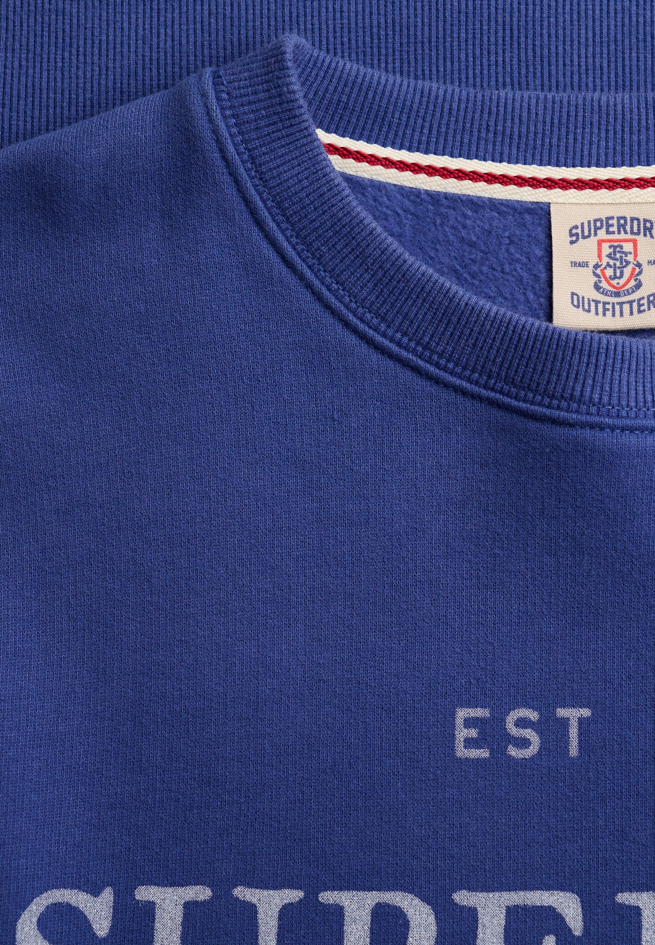 Superdry & Co Sweatshirt '1954 Company' in Blauw