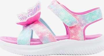 SKECHERS Sandalen in Roze: voorkant