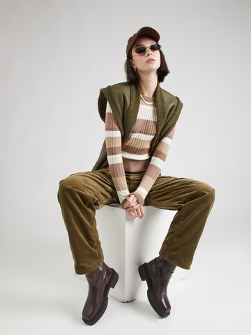 HOLLISTER Sweter 'WEBEX' w kolorze brązowy