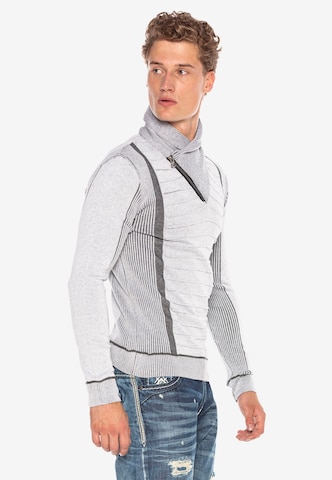 CIPO & BAXX Sweater 'CP227' in Grey
