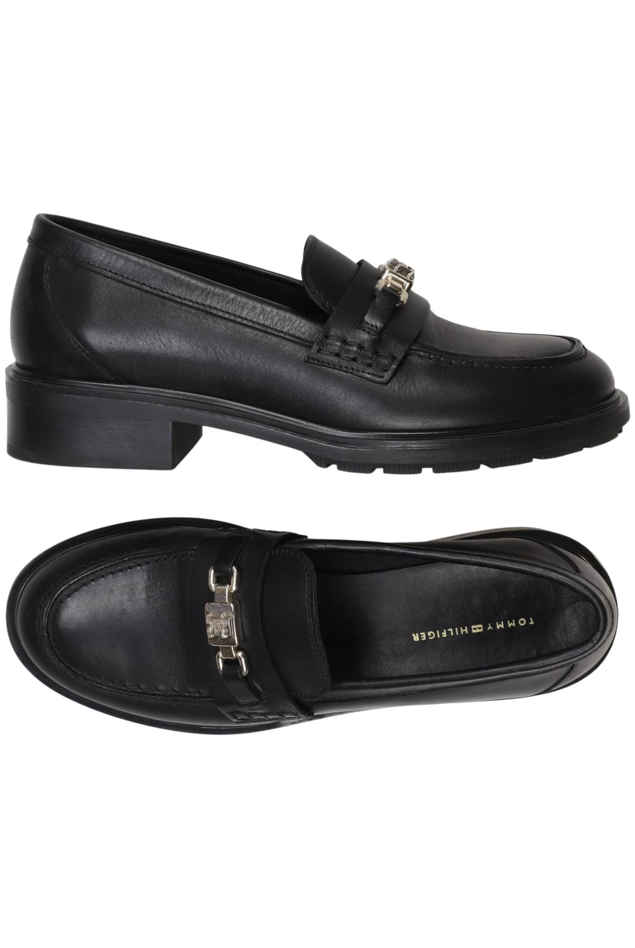 TOMMY HILFIGER Flats & Loafers in 39 in Black: front