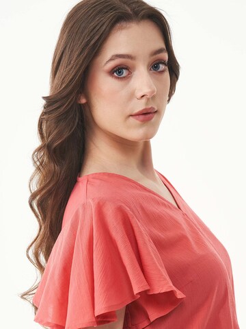 Organication Bluse in Rot