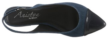 Aniston Riemchenballerina in Blau