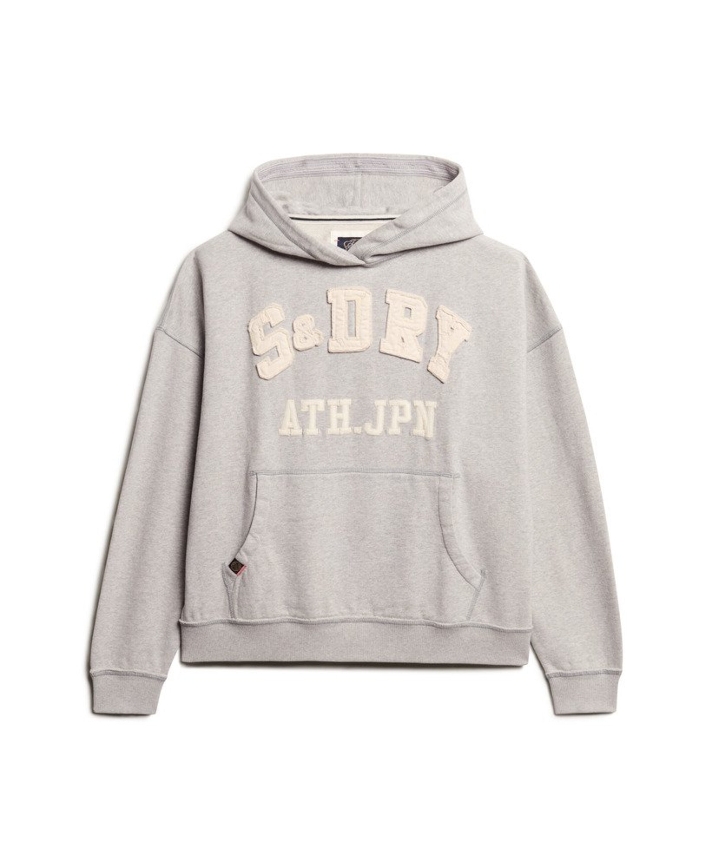 Superdry Sweatshirt in Grijs: voorkant