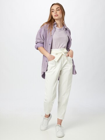 DeFacto Tapered Pleated Pants in Beige