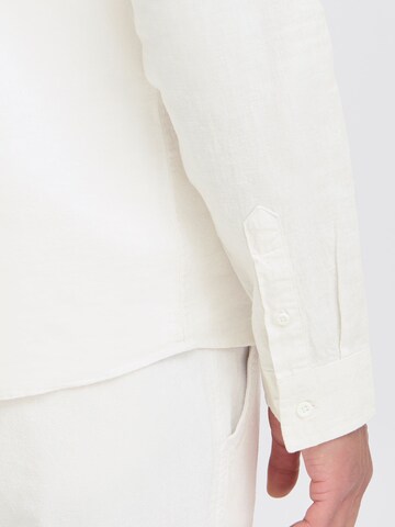 INDICODE JEANS Comfort fit Overhemd 'Monko' in Wit