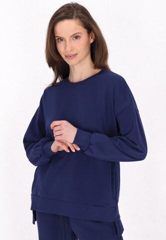 usha BLUE LABEL Sweatshirt in Blauw: voorkant