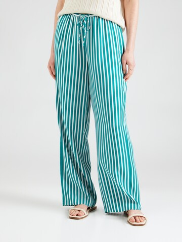 Wide leg Pantaloni de la TOMMY HILFIGER pe verde: față