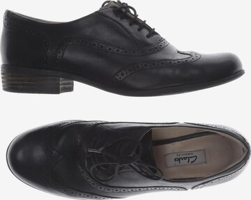 CLARKS Flats & Loafers in 42 in Black: front