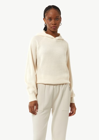 comma casual identity Sweater in Beige: front