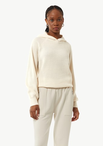 Pull-over comma casual identity en beige : devant