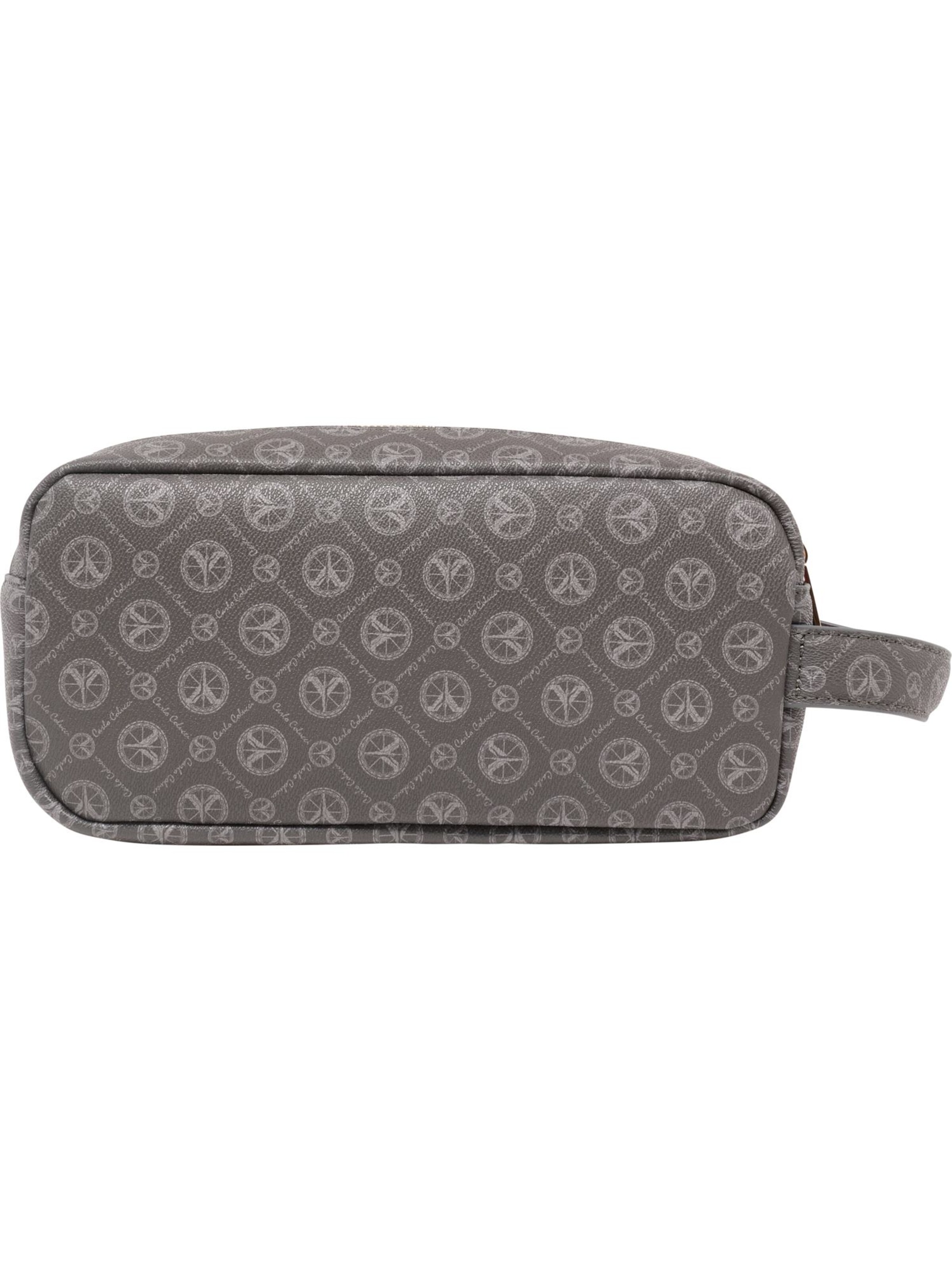 Carlo Colucci Kosmetiktasche in Grau